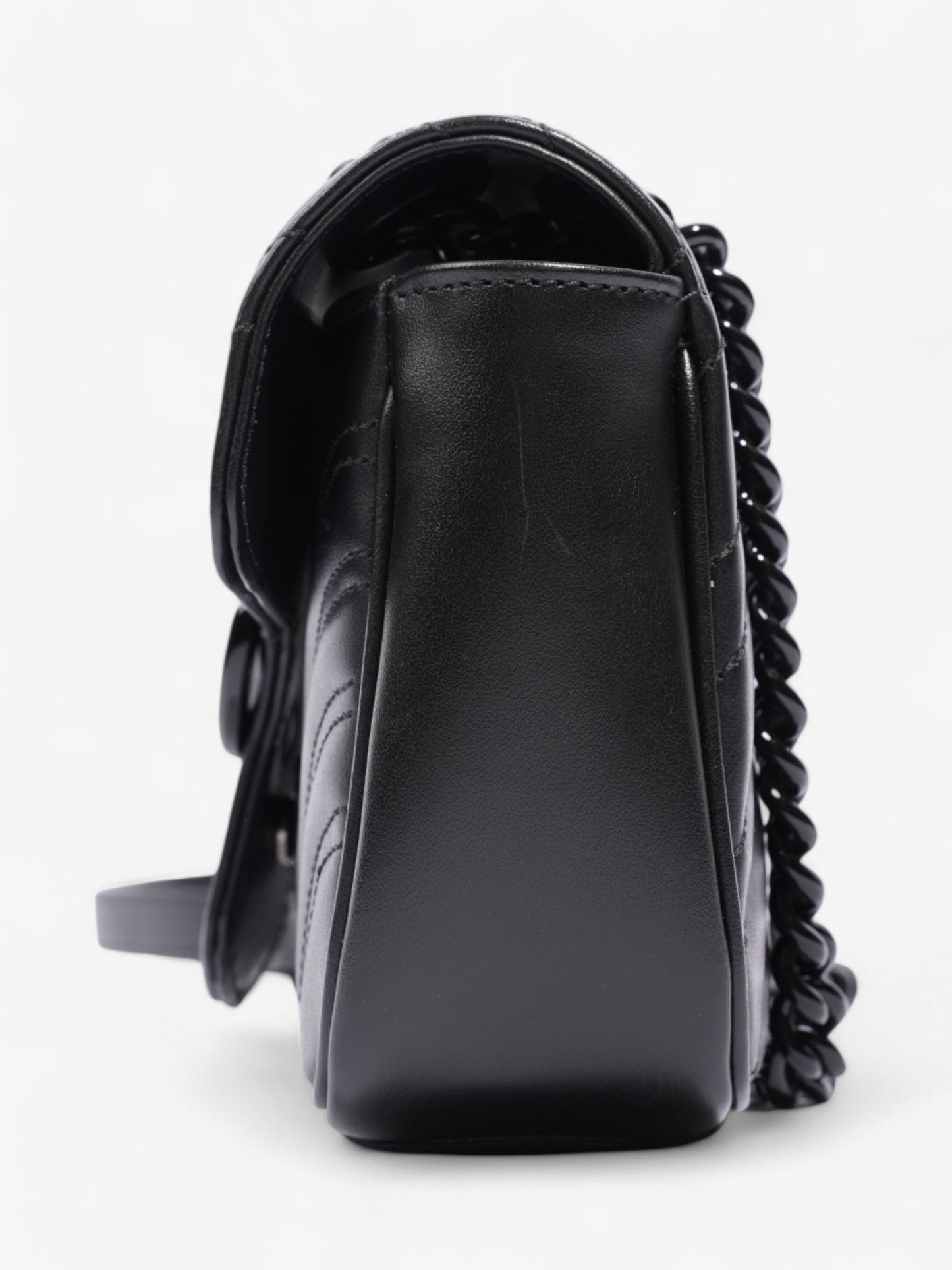 Gucci GG Marmont Black Matelasse Leather Mini