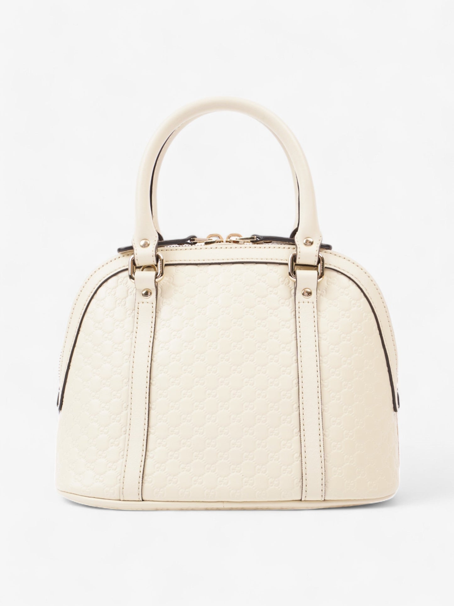 Gucci GG Dome White Guccissima Leather