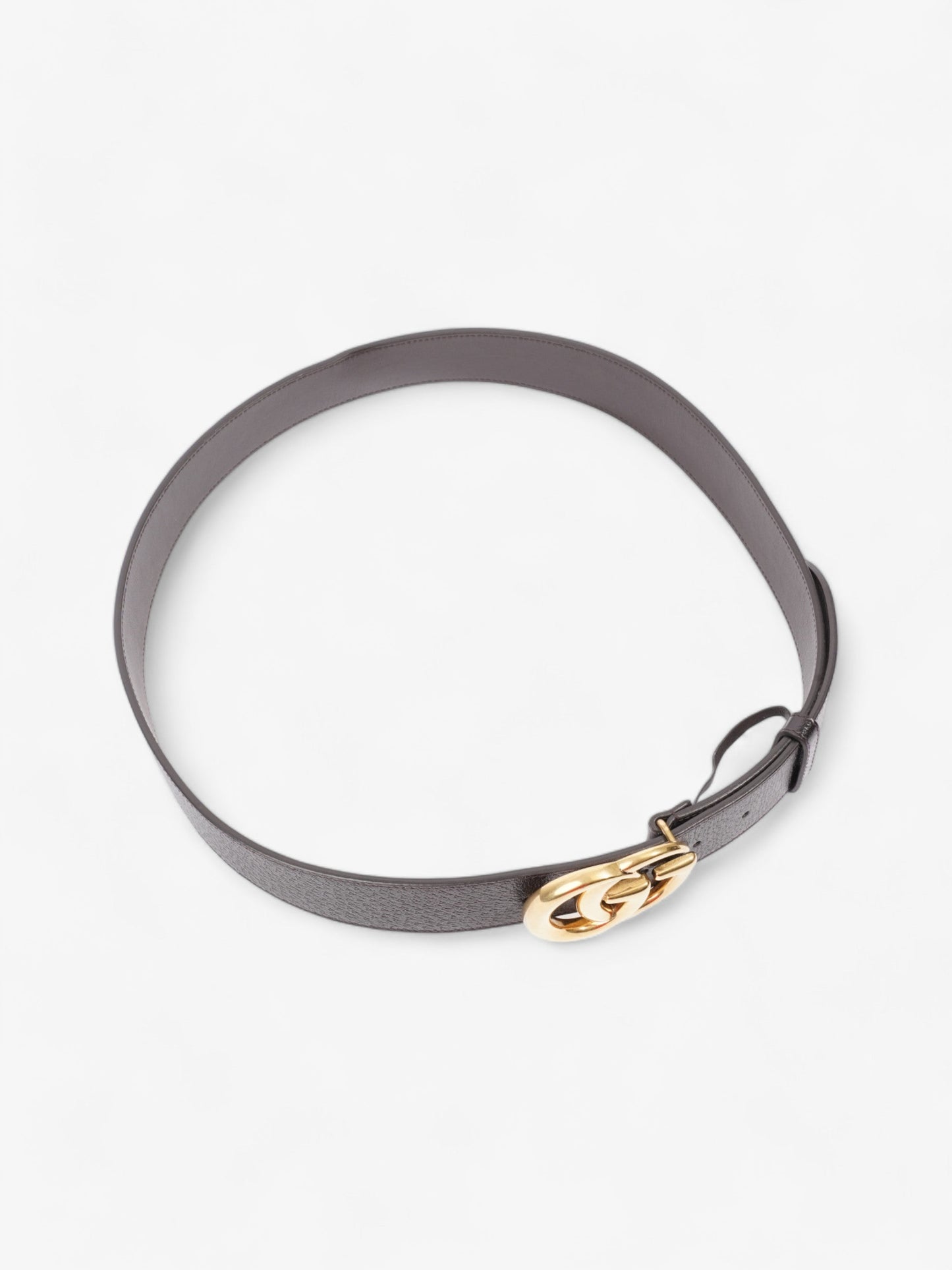 Gucci Reversible Double G Buckle Belt Black/Brown / Gold Leather 100cm 40"