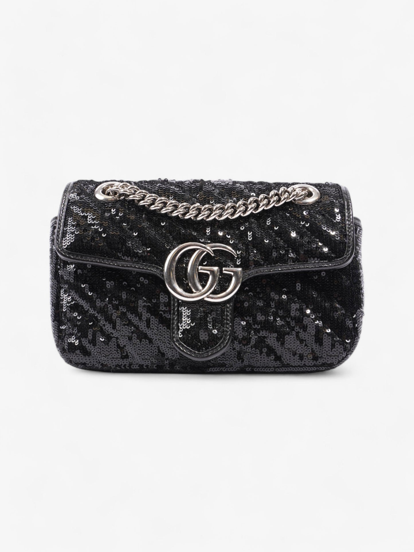 Gucci GG Marmont Black Sequin Mini