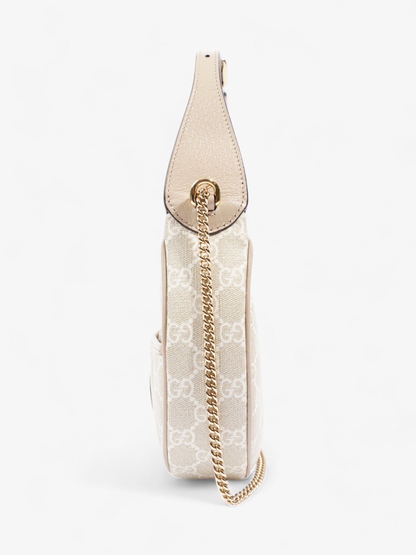 Gucci Ophidia GG Supreme / Beige / White Coated Canvas Mini