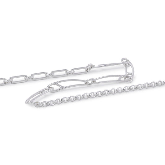 HERMES Chaine d'Ancre Punk Necklace Size ST SV925