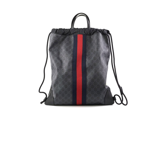 Gucci Ophidia Black Monogram Backpack