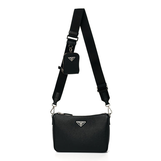 PRADA RE-EDITION SAFFIANO LEATHER SMALL CROSSBODY BAG