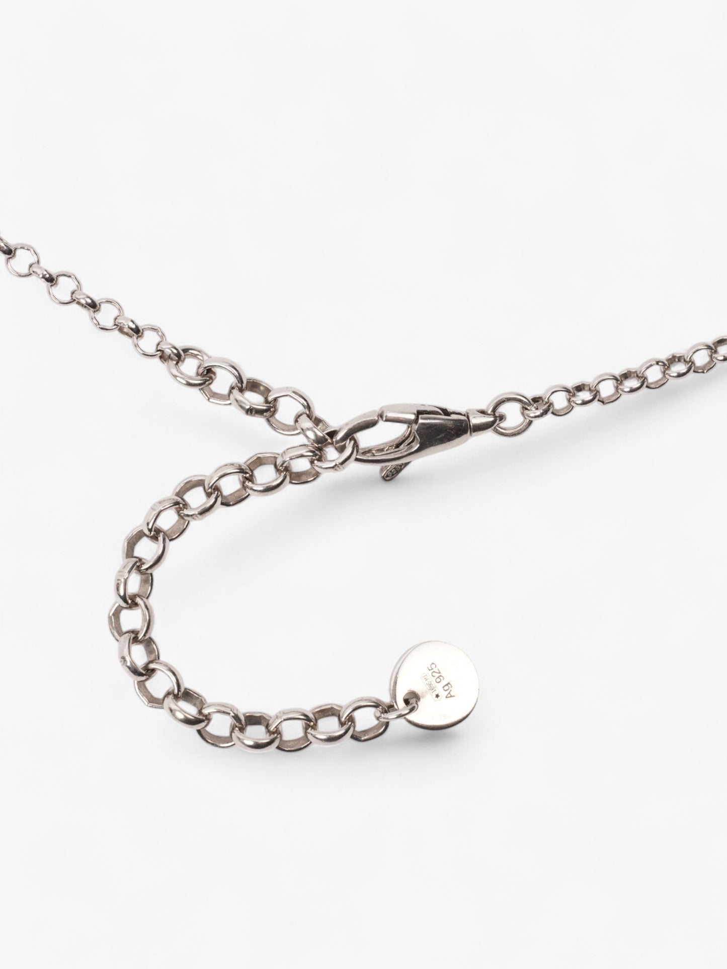 Gucci Blind For Love Necklace Silver Silver Sterling