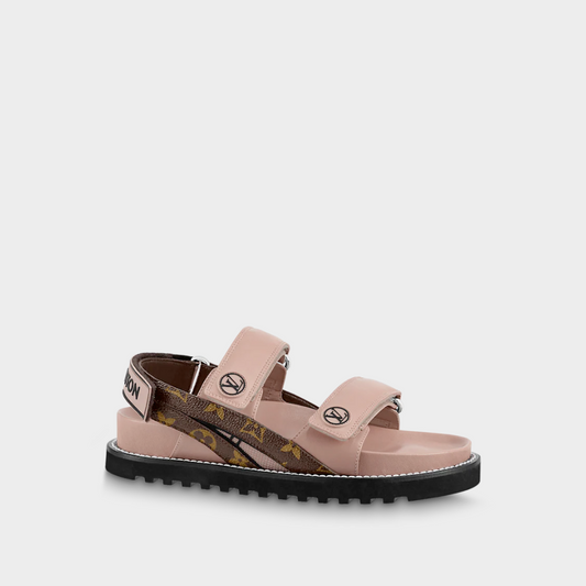 Paseo Flat Comfort Sandal Pink Designer Slides & Sandals for Women