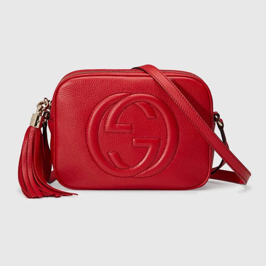 GUCCI PEBBLED CALFSKIN SMALL SOHO DISCO BAG