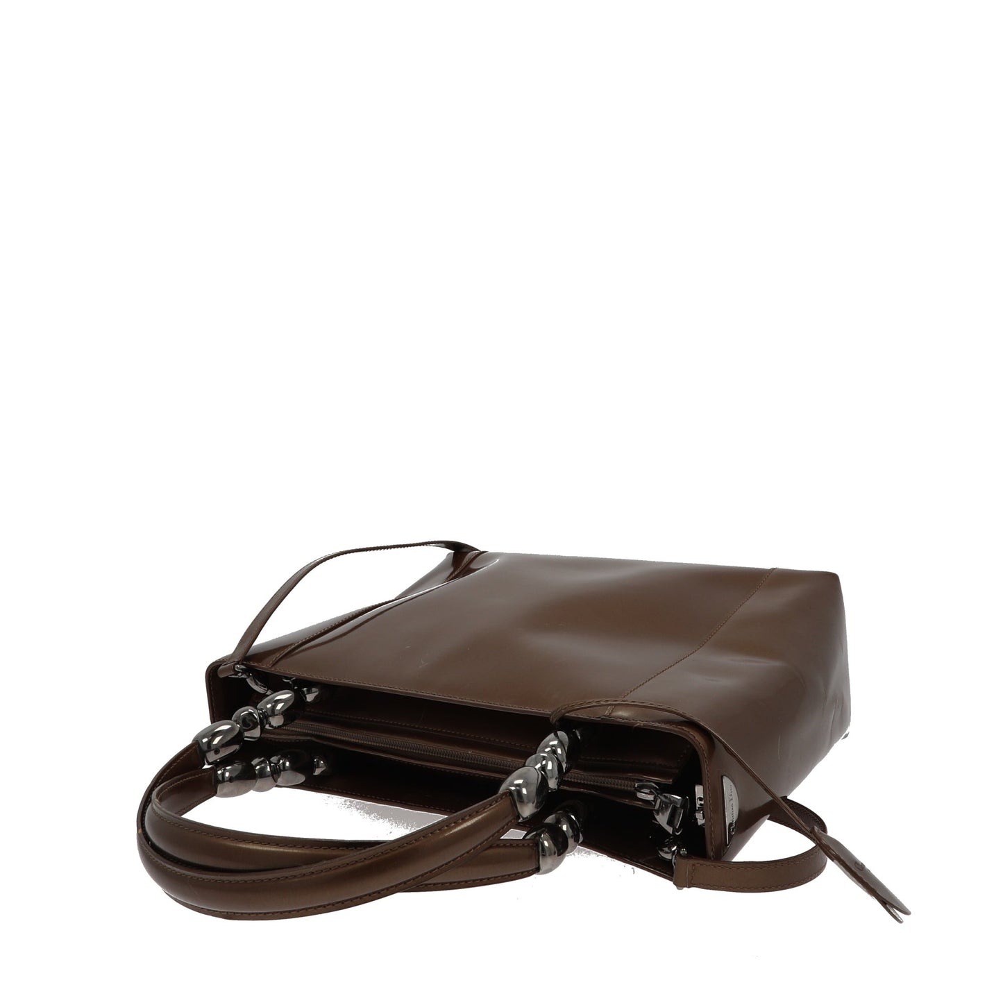 CHRISTIAN DIOR Malice Handbag in Brown Leather