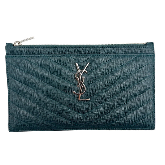 Saint Laurent Zippy Wallet – Black Calfskin Leather
