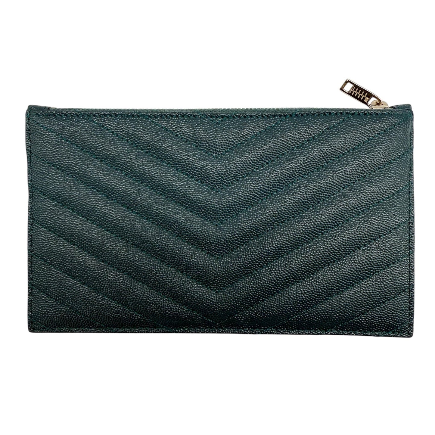 Saint Laurent Zippy Wallet – Black Calfskin Leather