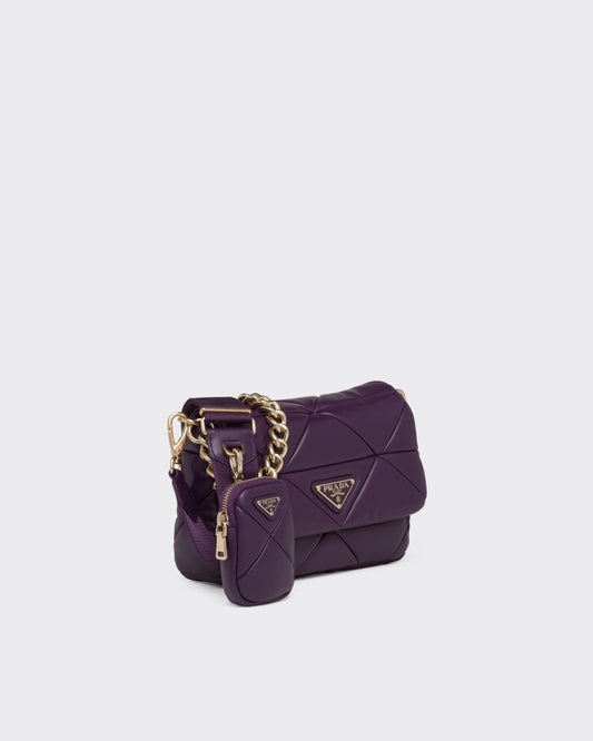 PRADA SYSTEM NAPPA LEATHER PATCHWORK BAG