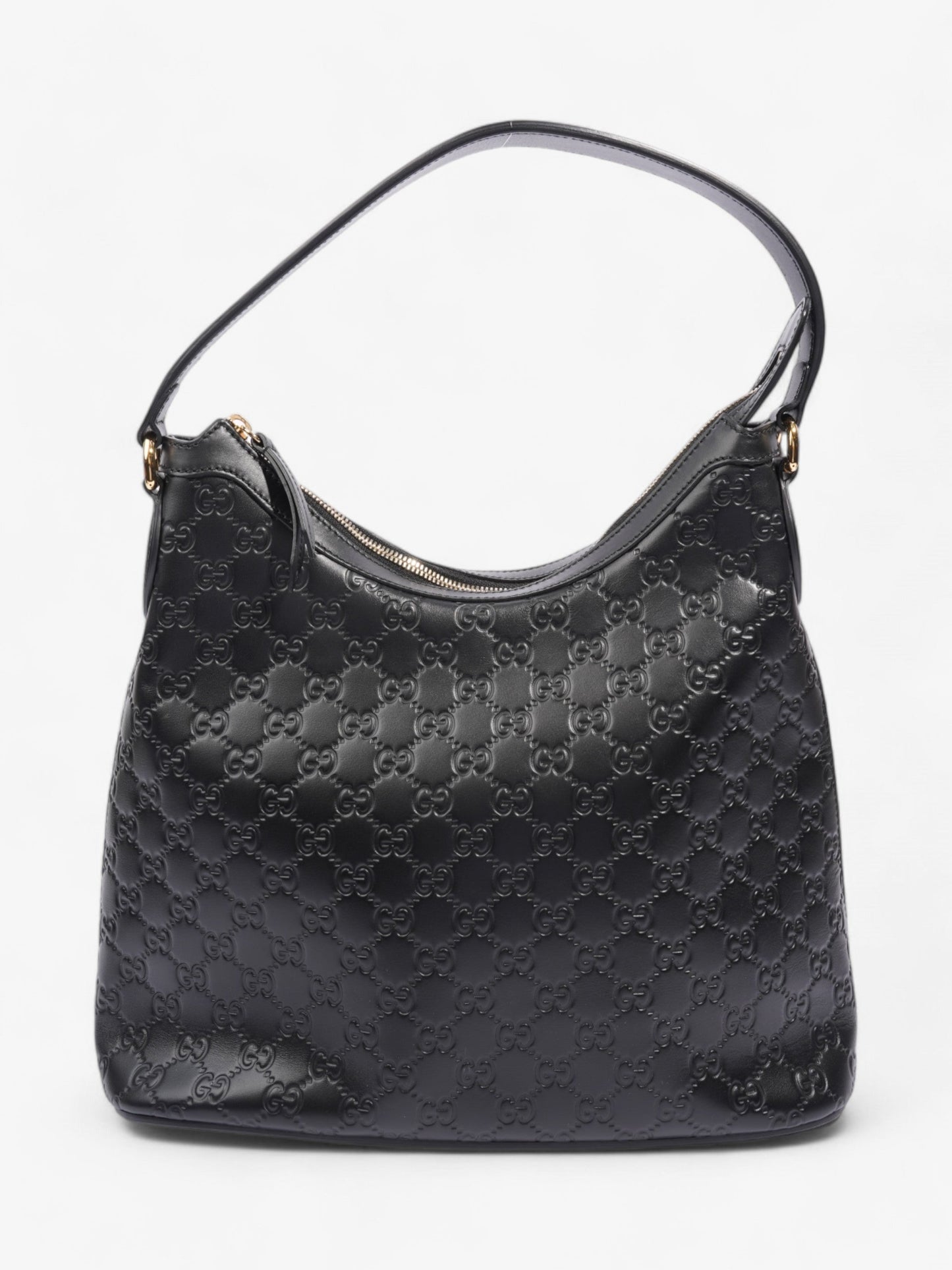 Gucci GG Hobo Black Leather