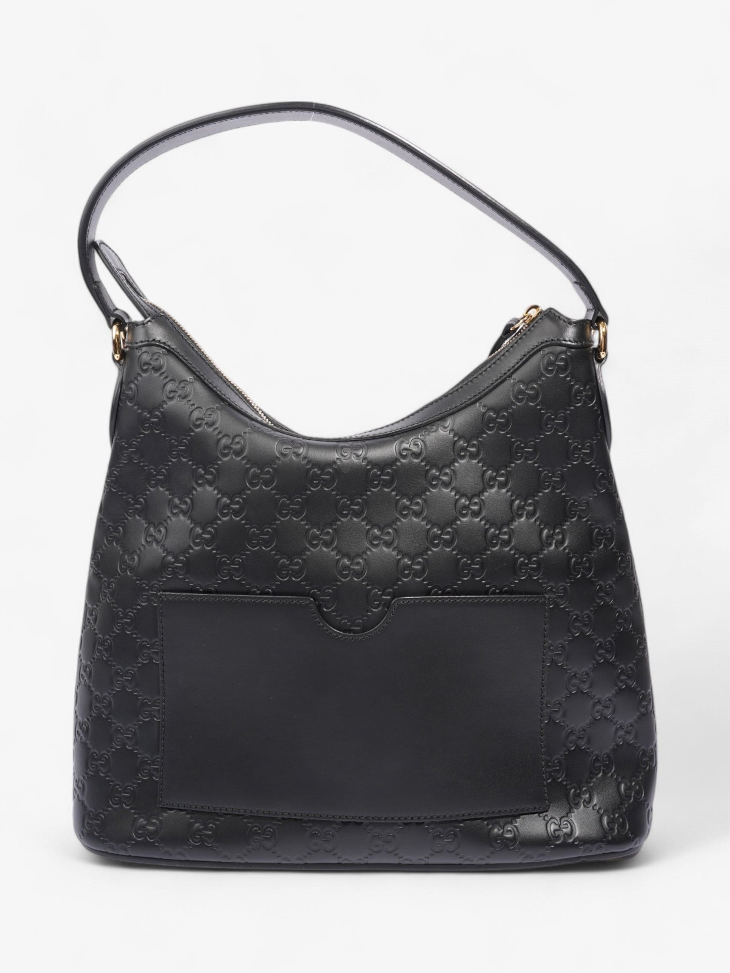 Gucci GG Hobo Black Leather