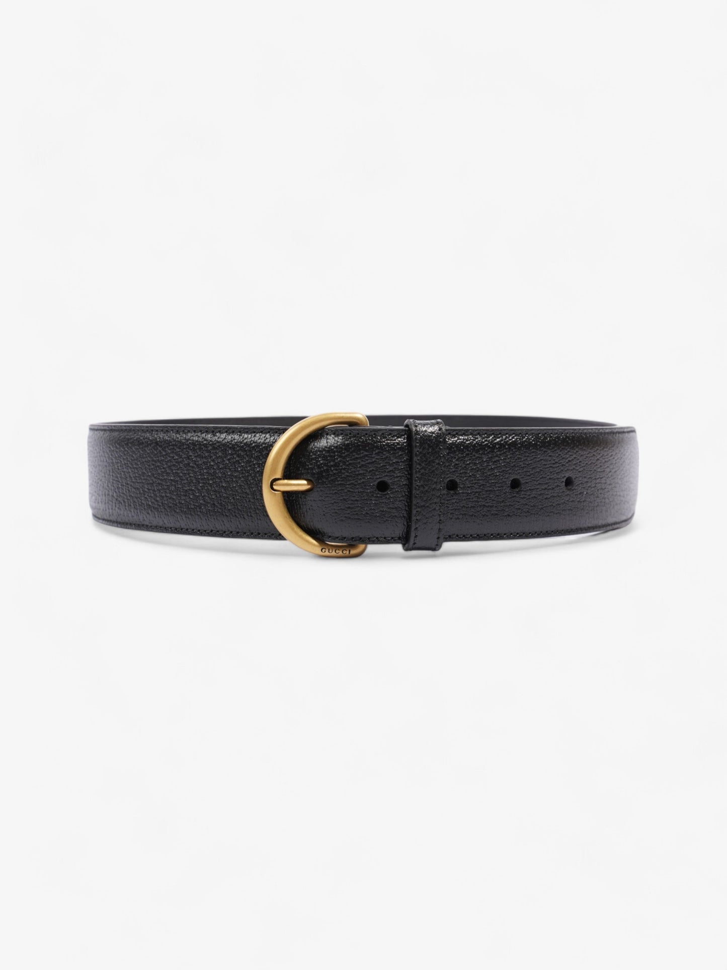 Gucci Classic Belt Black Leather 80cm / 32"