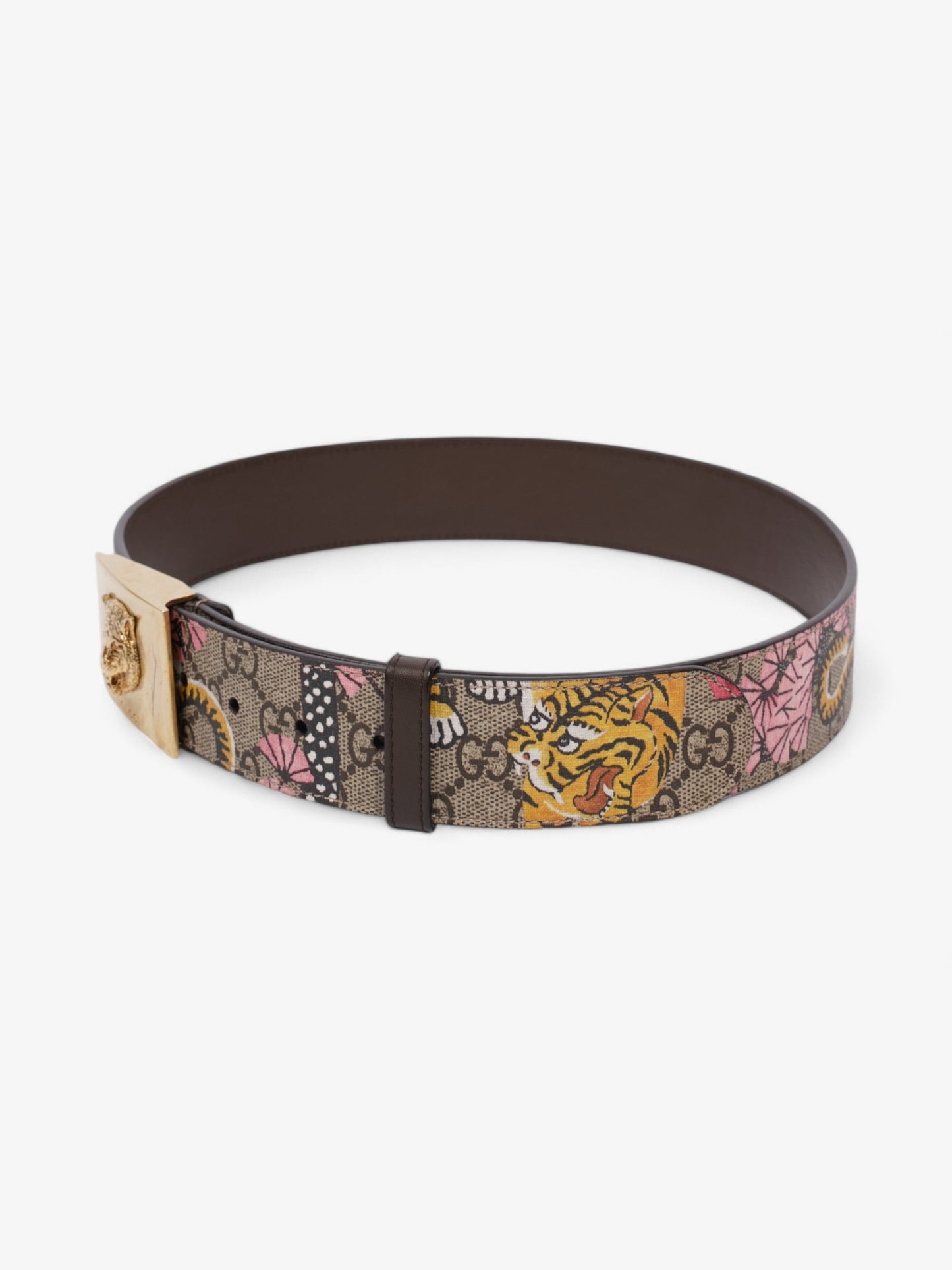 Gucci Buckle Belt Supreme / Bloom Coated Canvas 80cm 32"