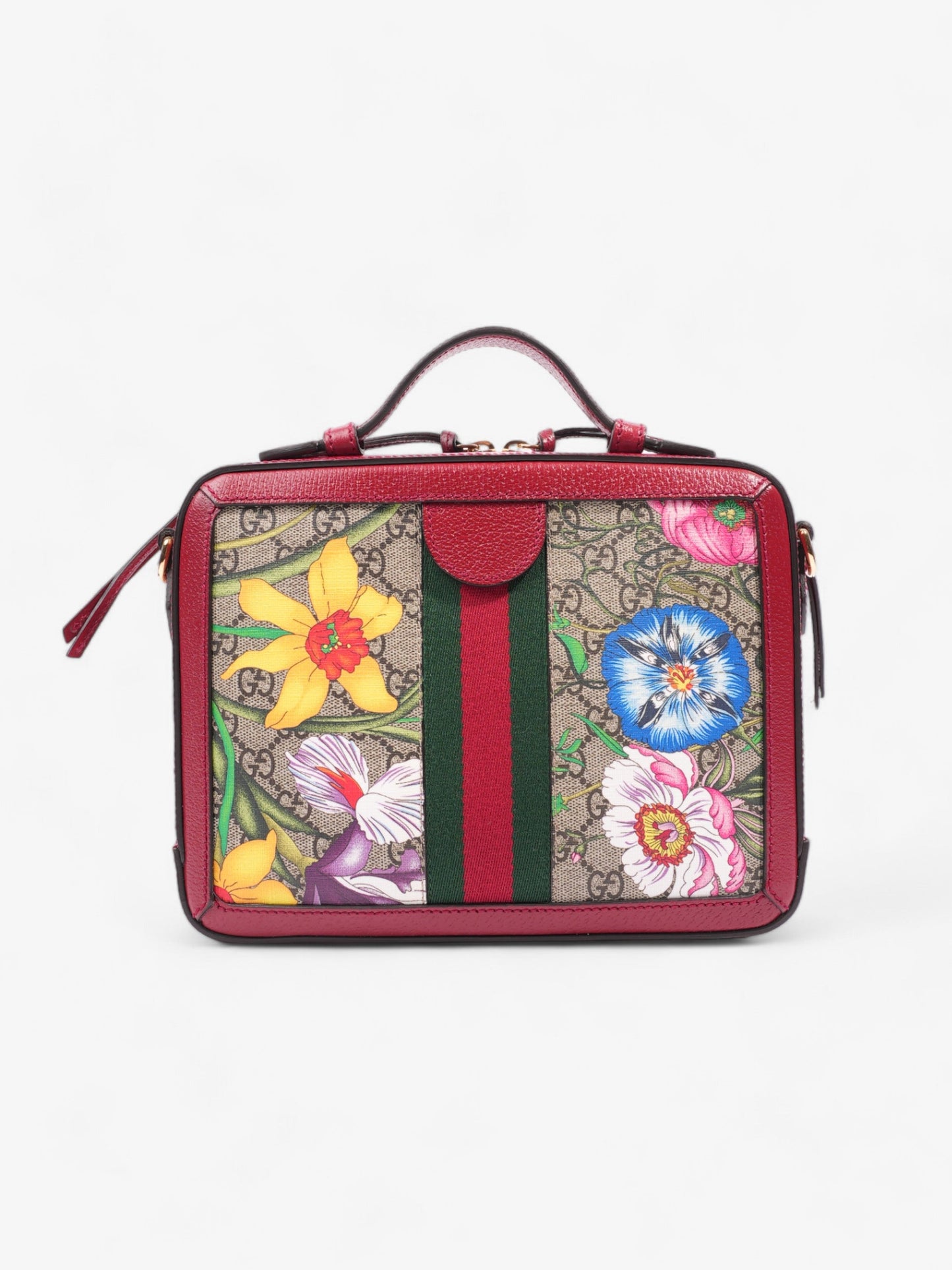 Gucci Ophidia GG Flora / Red Canvas Small