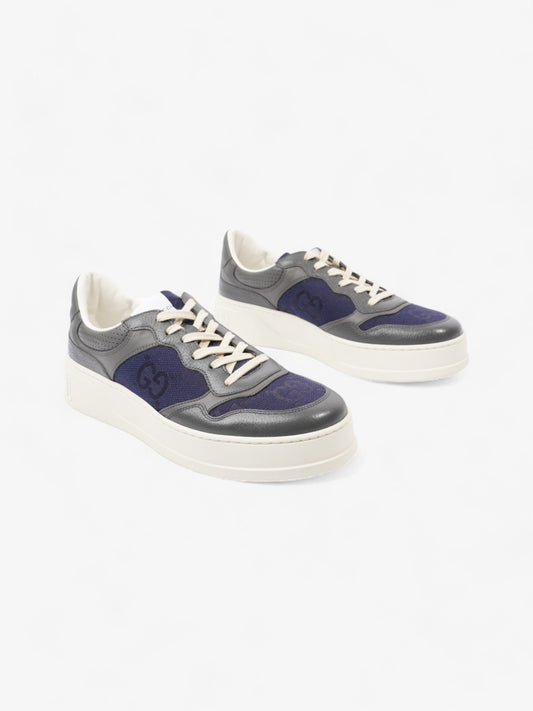 Gucci GG Trainer Navy / Grey / White Leather EU 45 UK 11