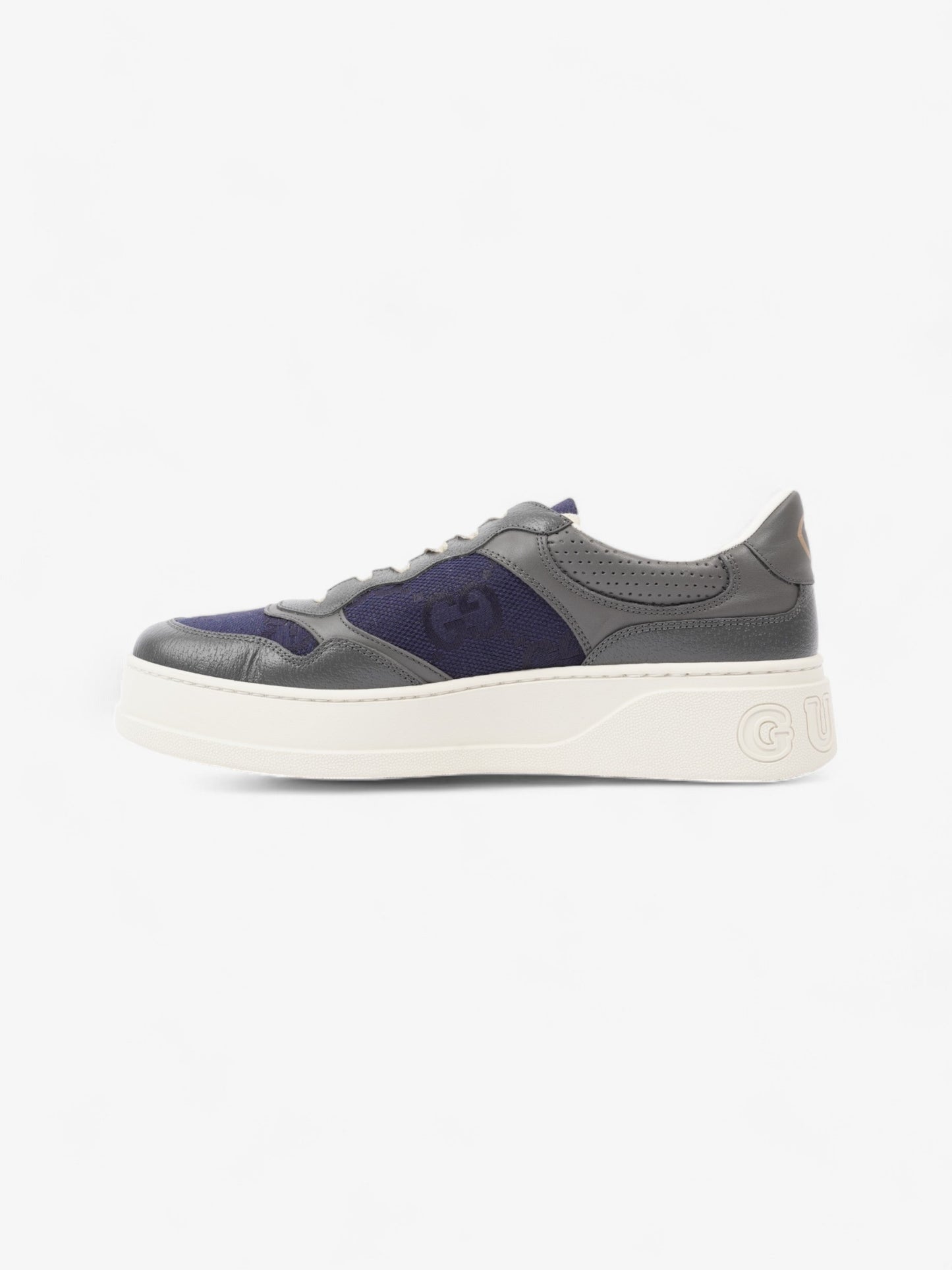 Gucci GG Trainer Navy / Grey / White Leather EU 45 UK 11
