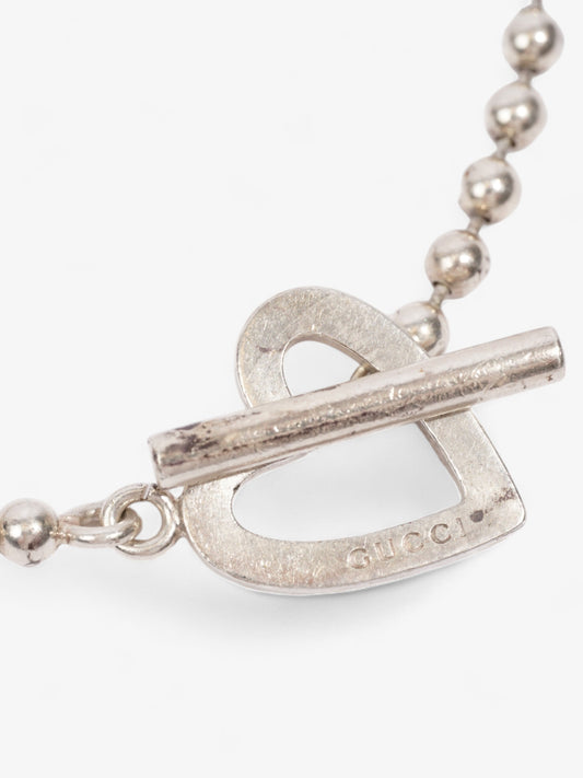 Gucci Heart Bracelet Silver Silver Sterling