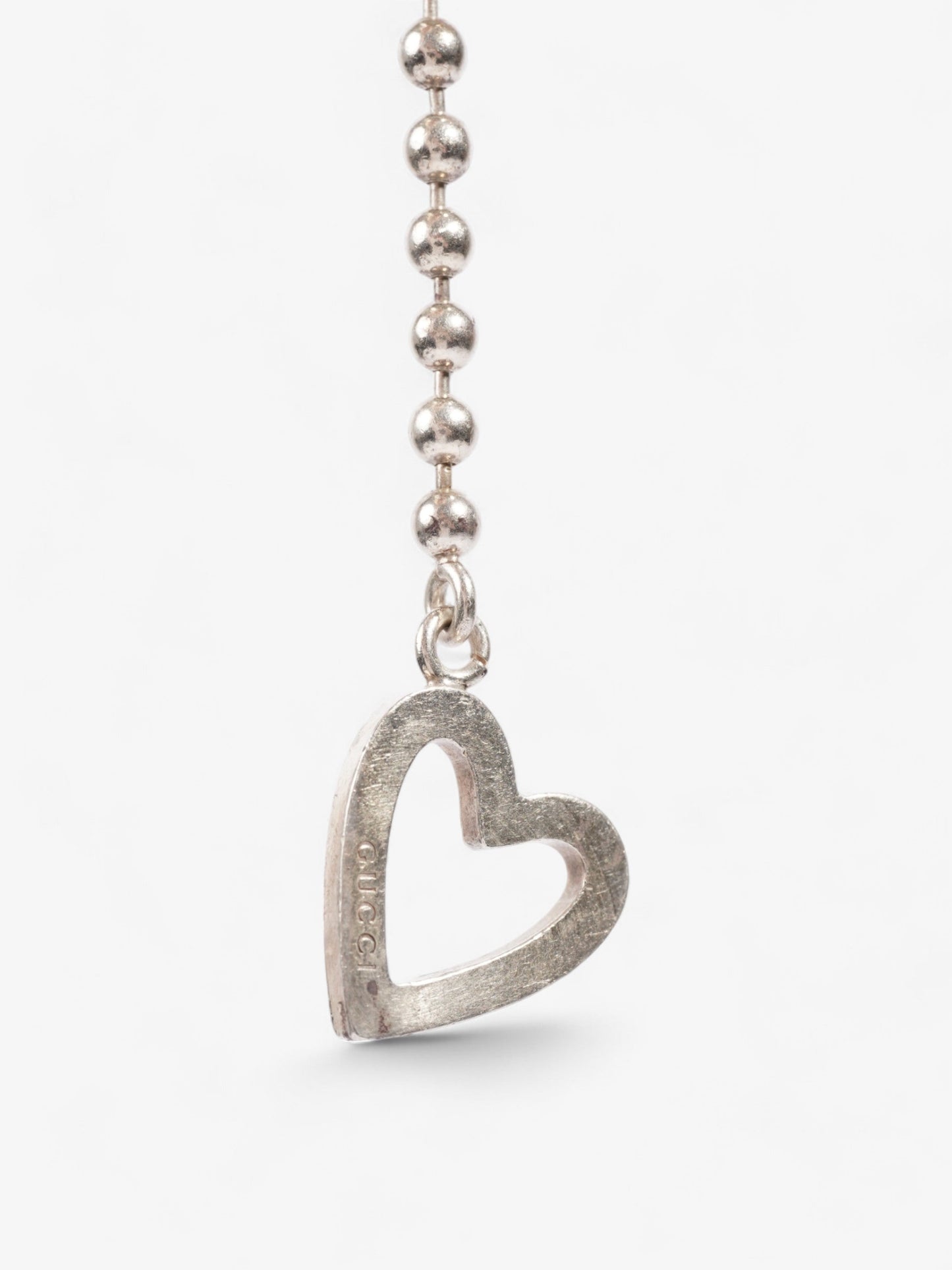 Gucci Heart Bracelet Silver Silver Sterling