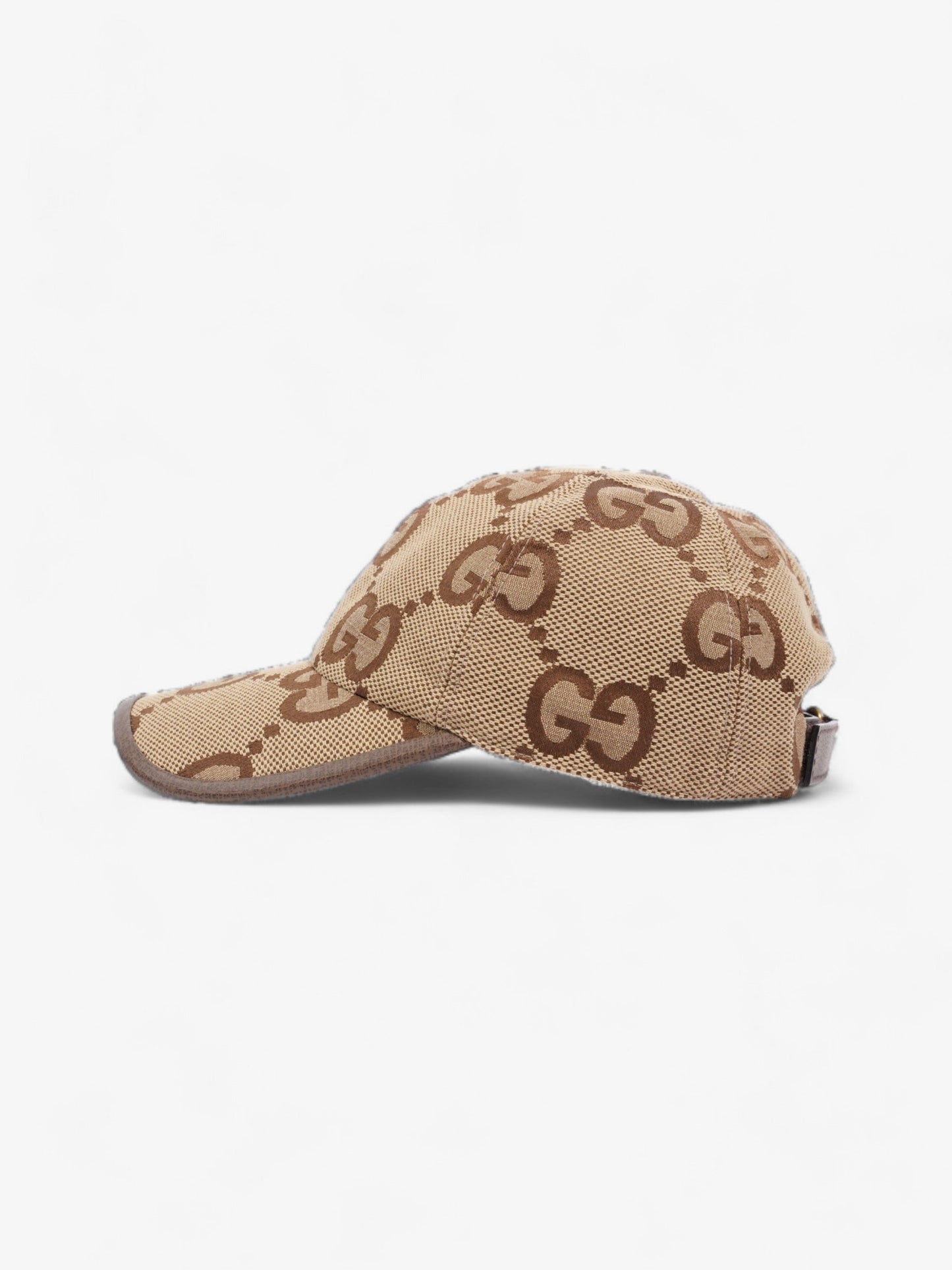 Gucci Jumbo GG Baseball Hat Camel / Ebony Cotton XS