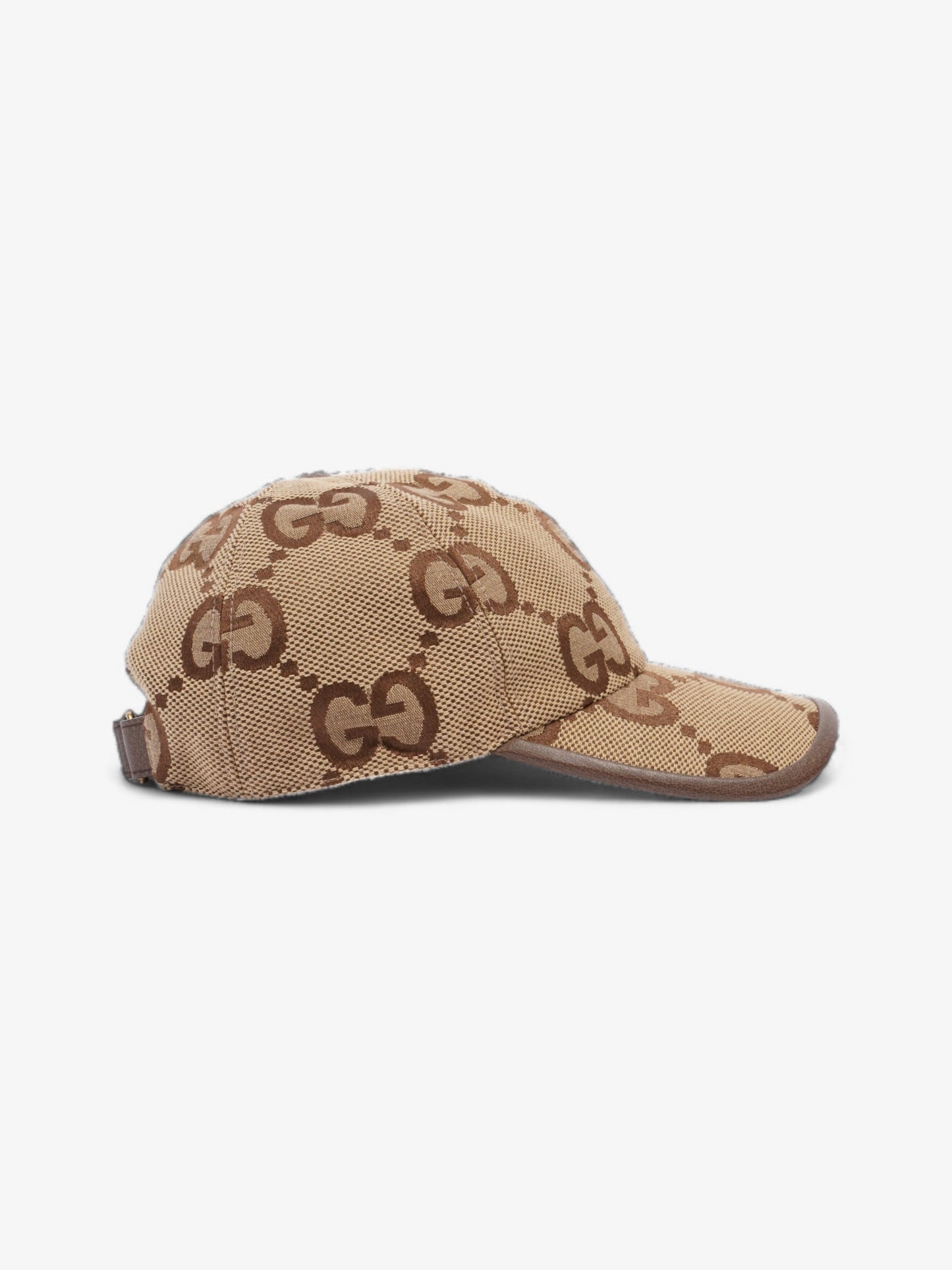 Gucci Jumbo GG Baseball Hat Camel / Ebony Cotton XS
