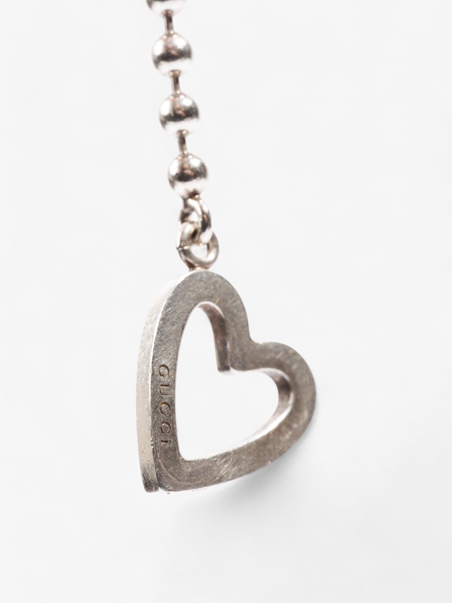 Gucci Heart Toggle Boule Bracelet Silver Silver Sterling 16