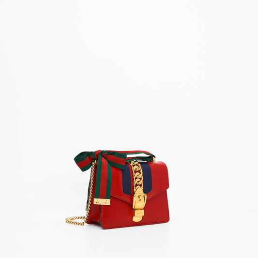Gucci SyLouis Vuittonie Mini in Red