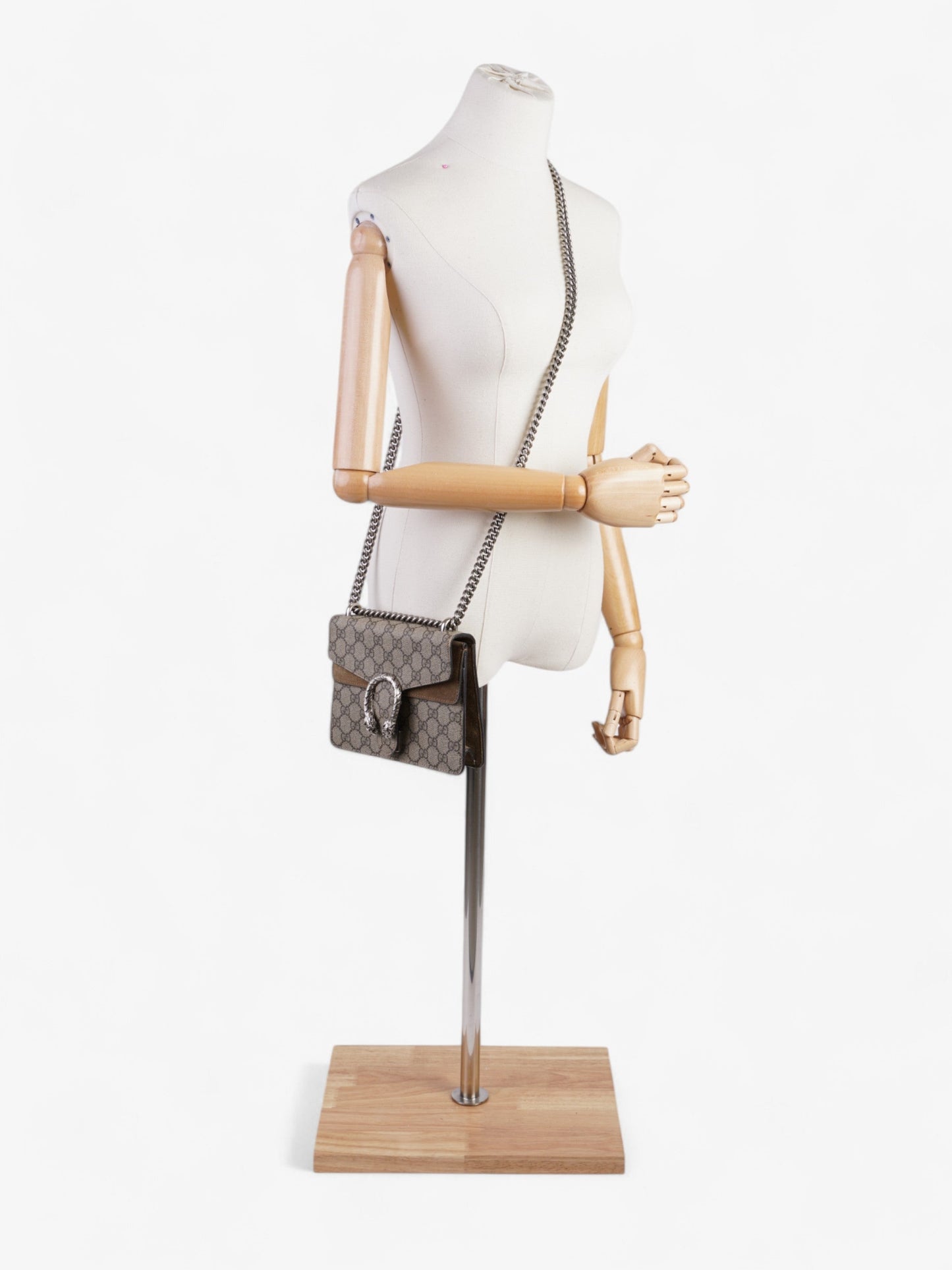 Gucci Dionysus GG Supreme / Beige / Ebony Canvas Mini