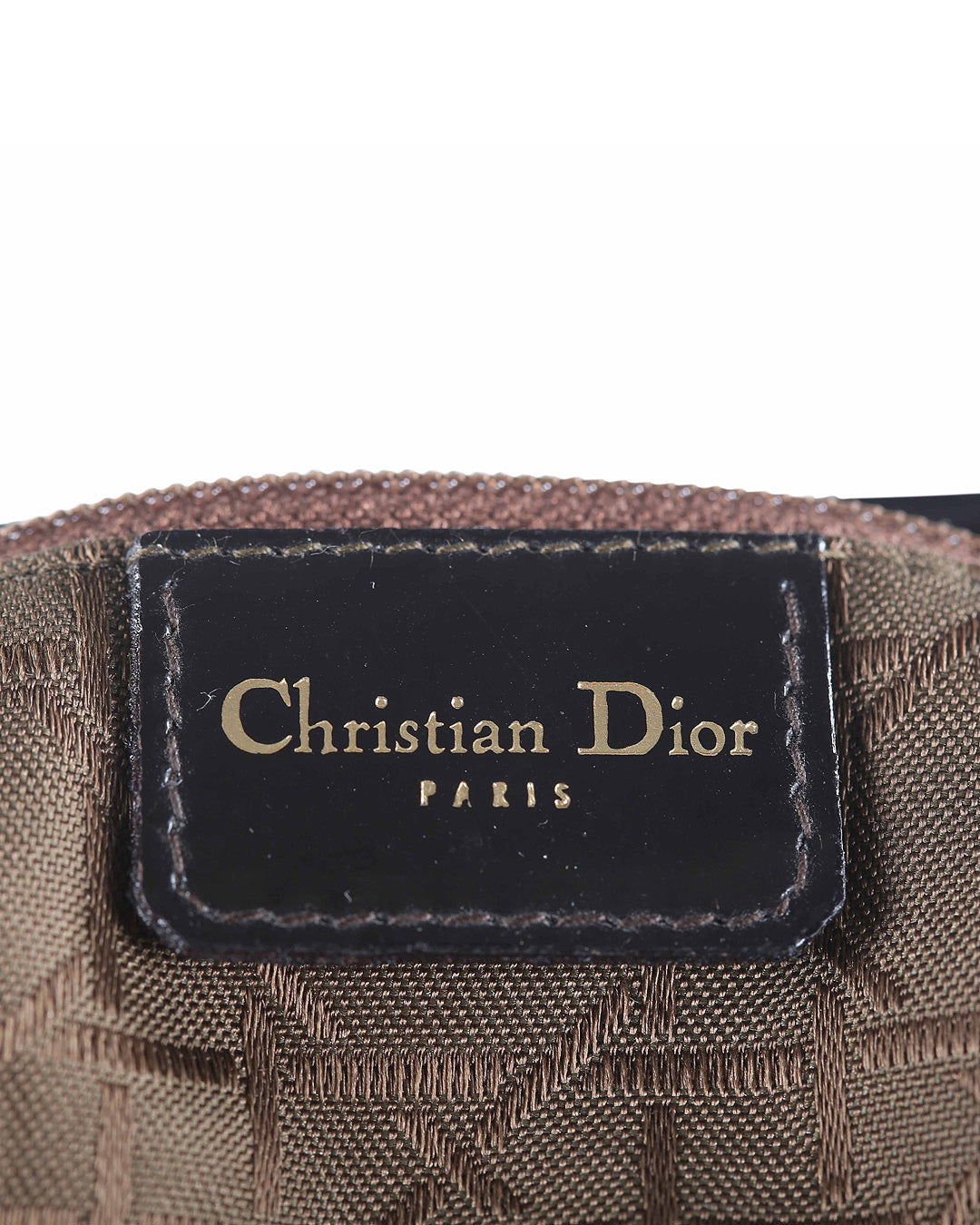 CHRISTIAN DIOR Leopard Print Pony Hair Lady Dior Bag