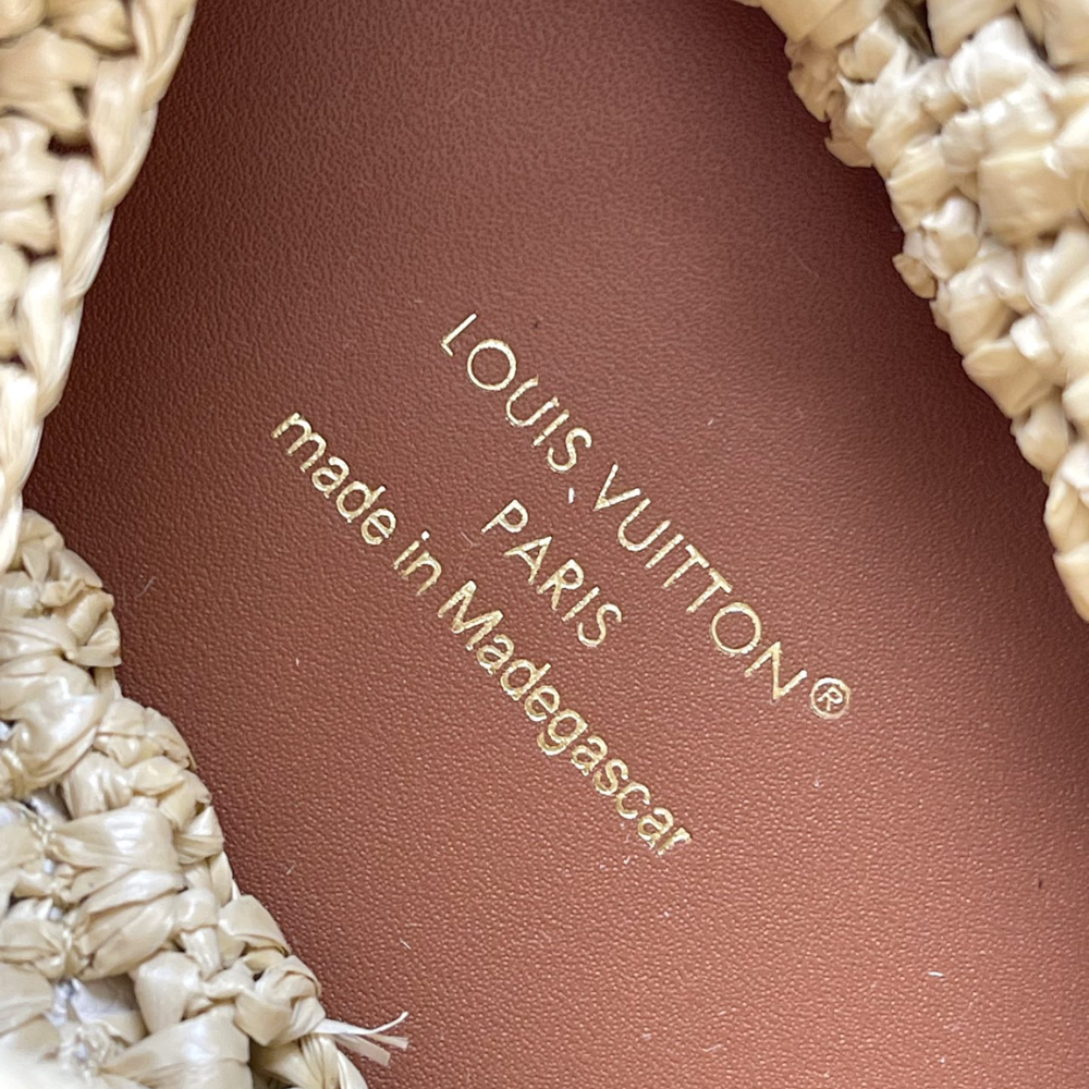 [LOW STOCK] Raffia Tan Noé BB Bucket Bag for Women