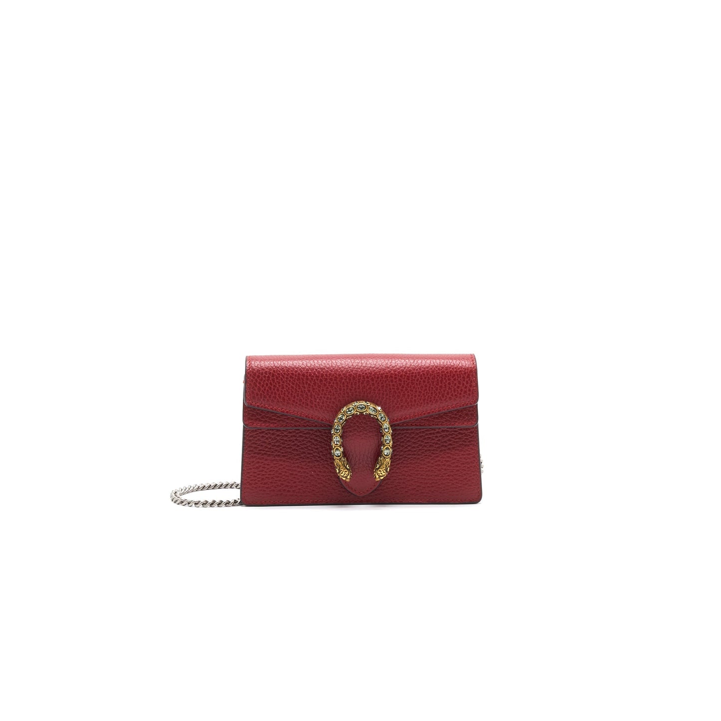 Gucci Dionysus Leather Super Mini Red