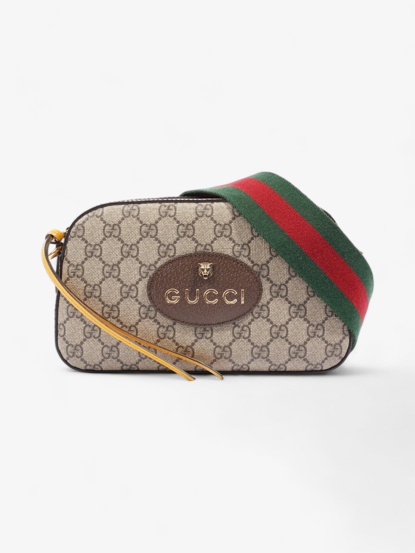 Gucci Neo Vintage Messenger Bag GG Supreme / Yellow Canvas