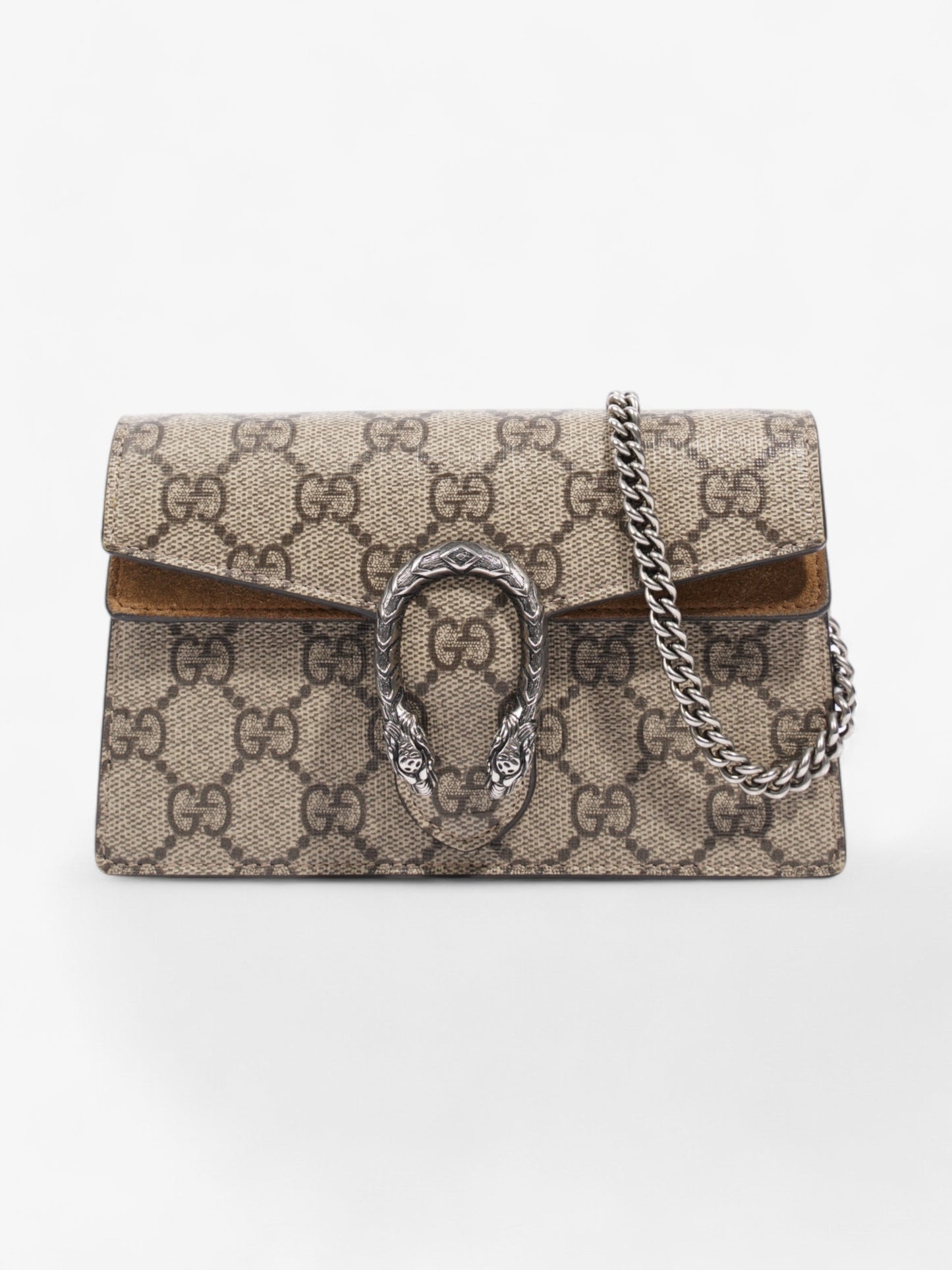 Gucci Dionysus GG Supreme / Beige Coated Canvas Super Mini