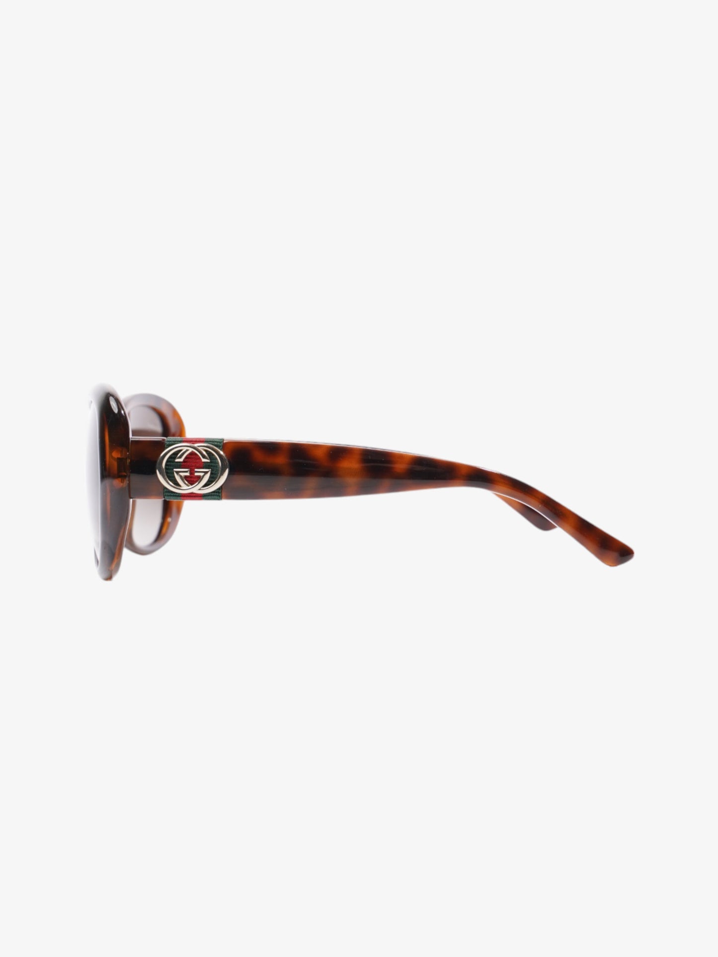 Gucci GG Round Sunglasses Brown  Acetate 135mm