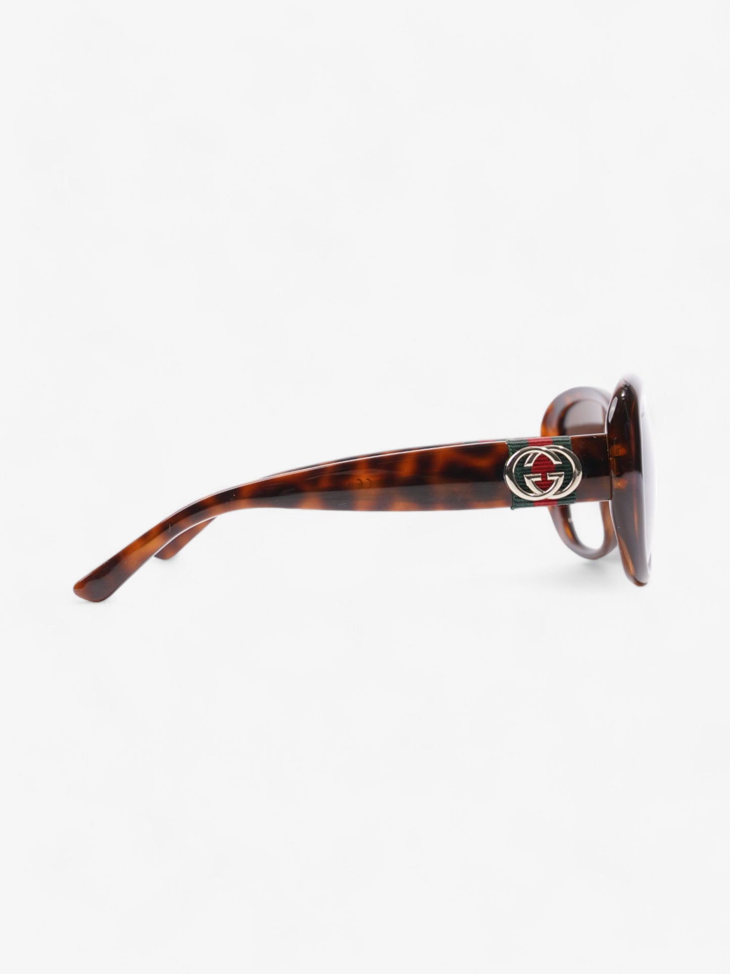 Gucci GG Round Sunglasses Brown  Acetate 135mm
