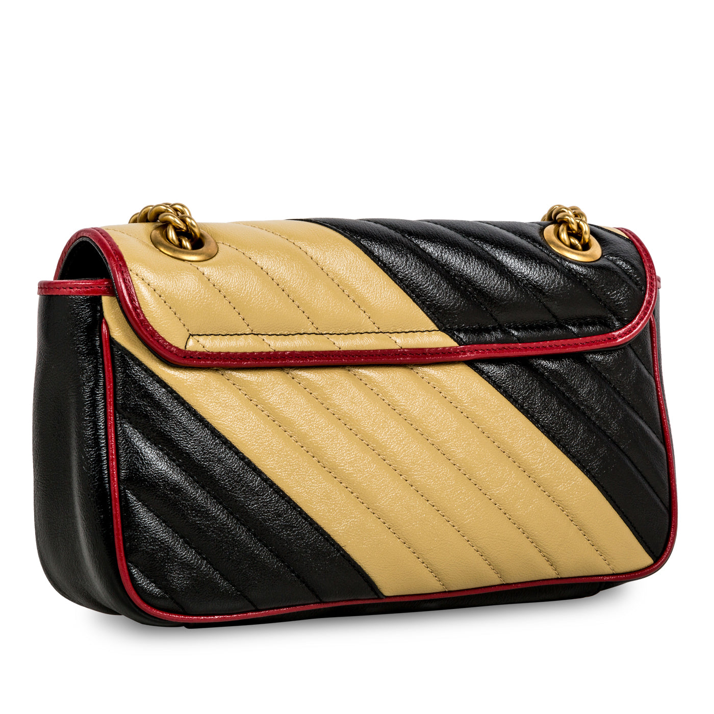 Gucci GG Striped Marmont Bag - Small