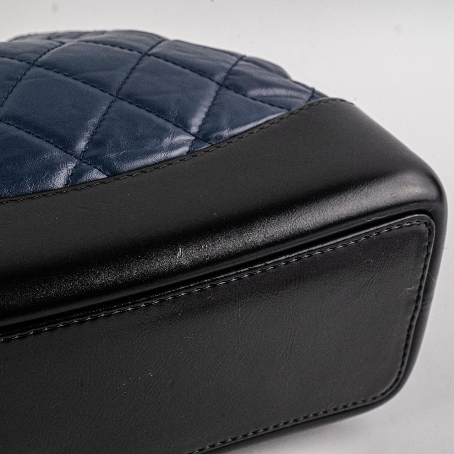 Chanel Gabrielle Small Calfskin Navy Backpack