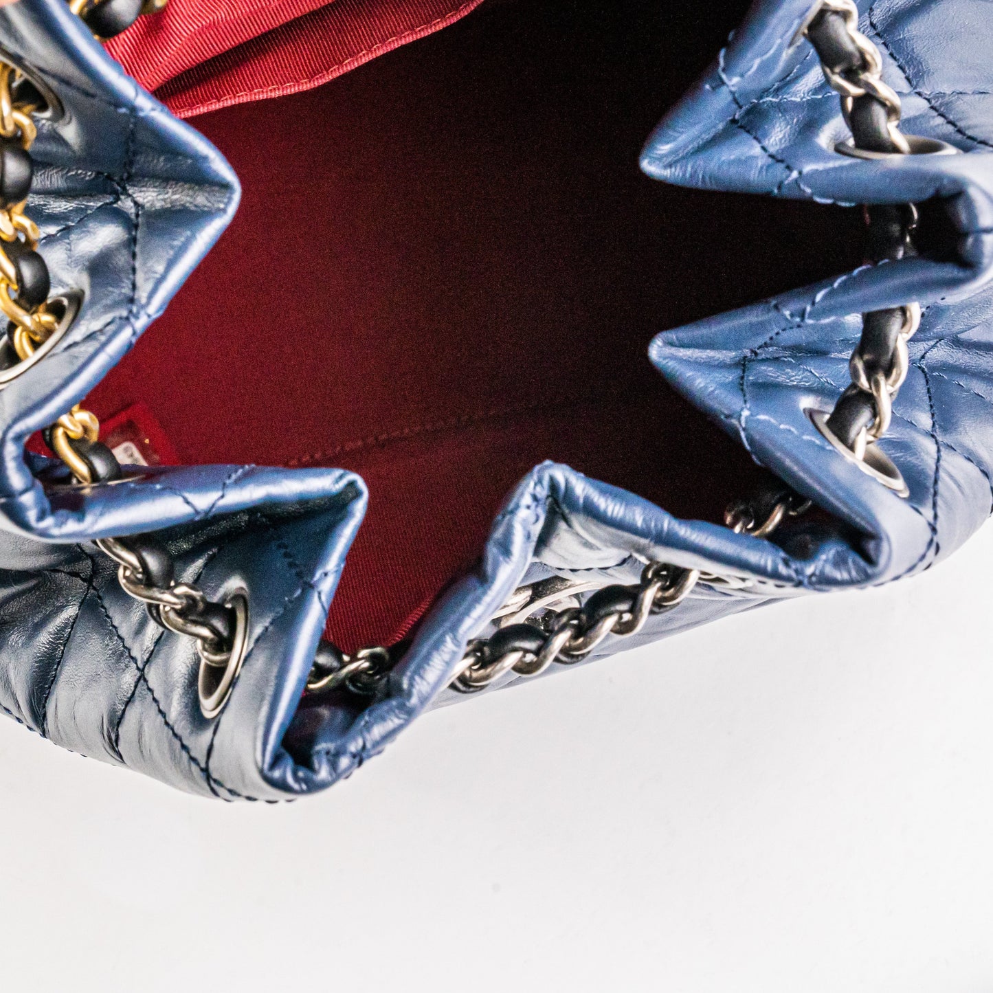 Chanel Gabrielle Small Calfskin Navy Backpack