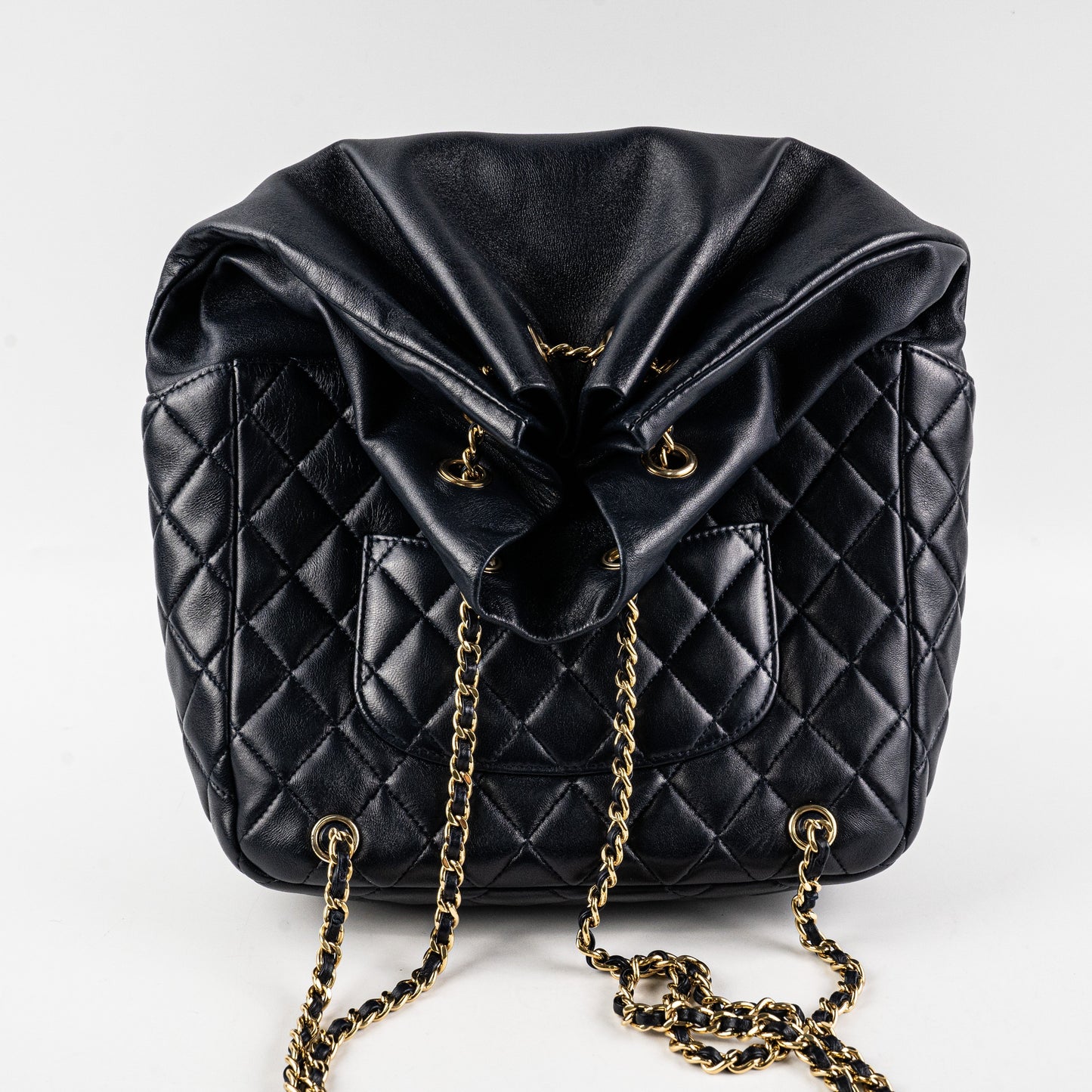 Chanel Seasonal Navy Lambskin Backpack