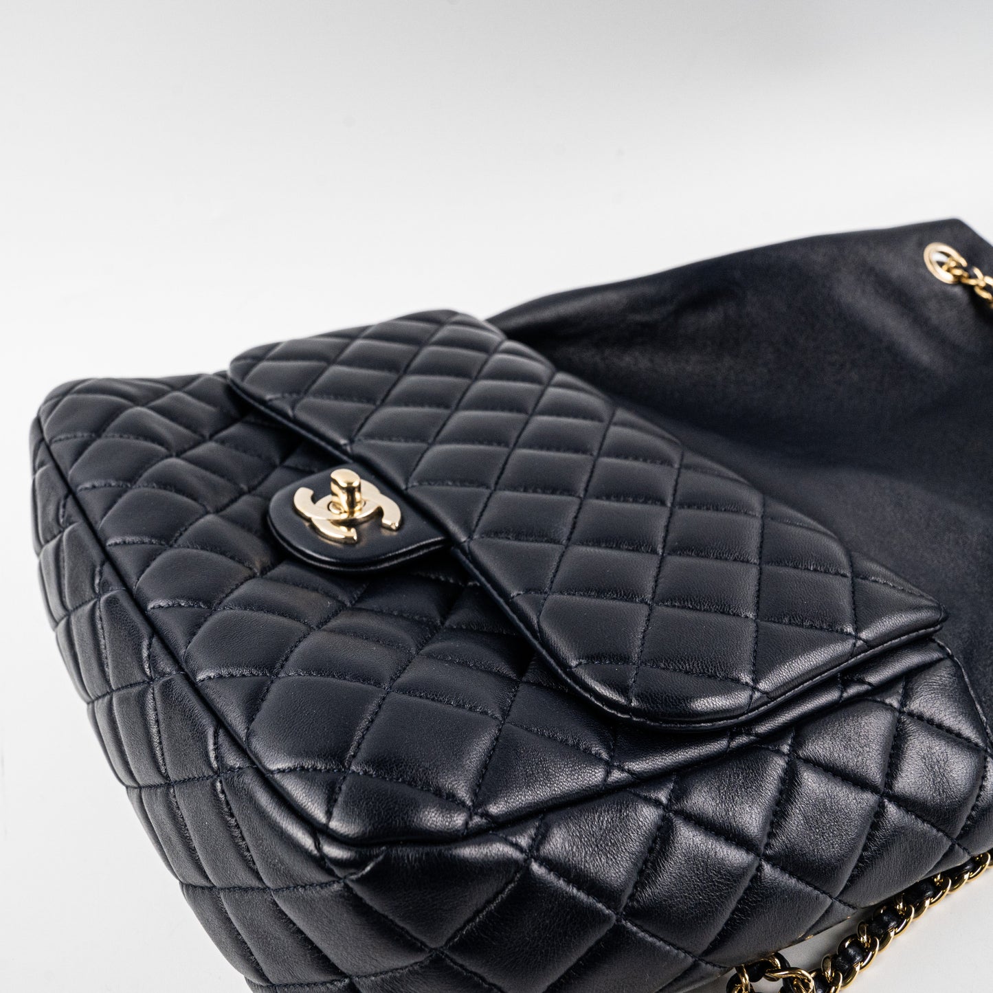 Chanel Seasonal Navy Lambskin Backpack