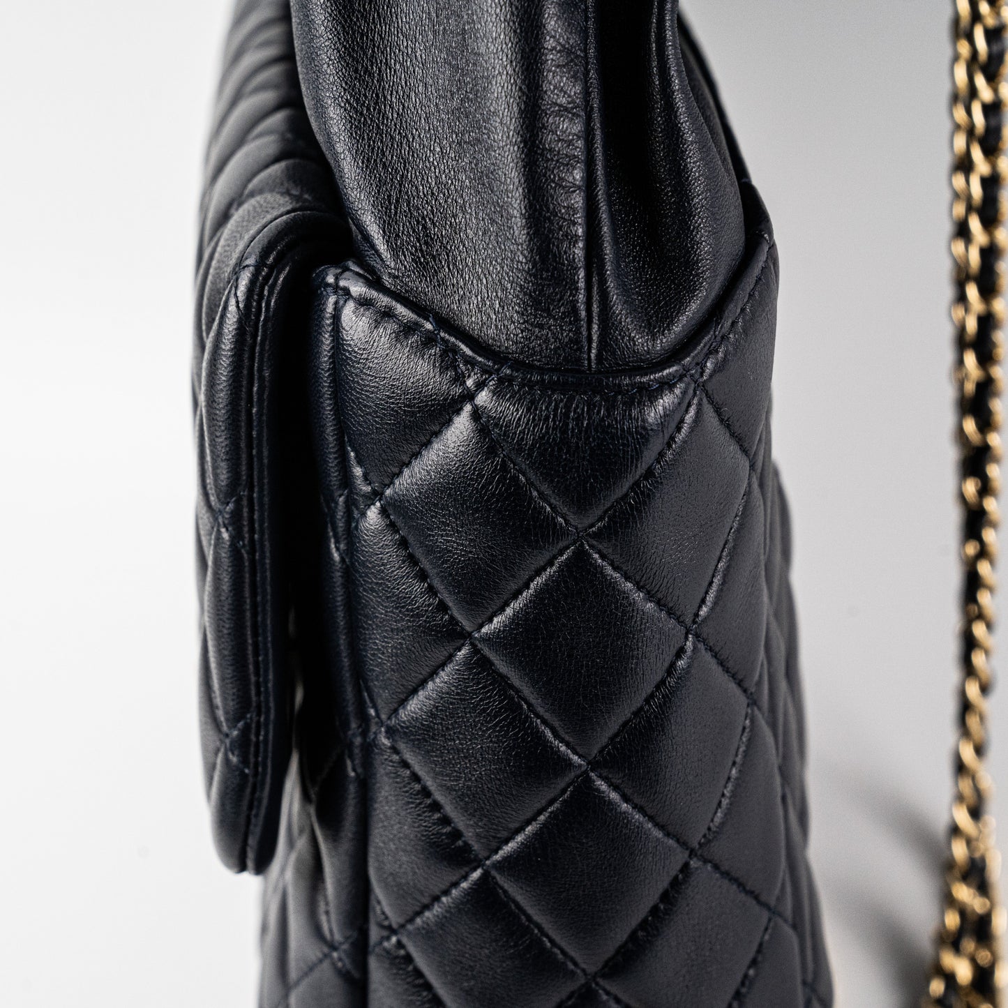 Chanel Seasonal Navy Lambskin Backpack