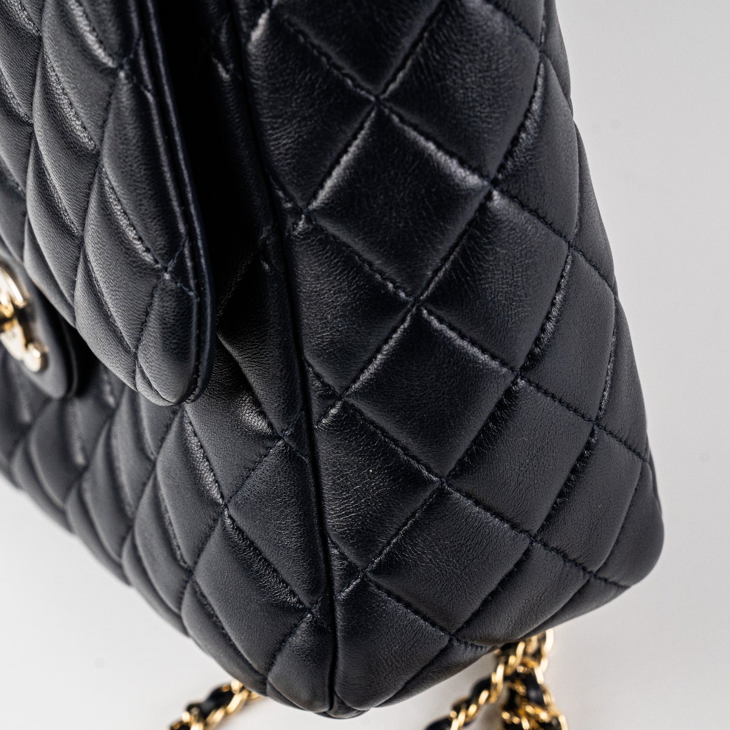 Chanel Seasonal Navy Lambskin Backpack