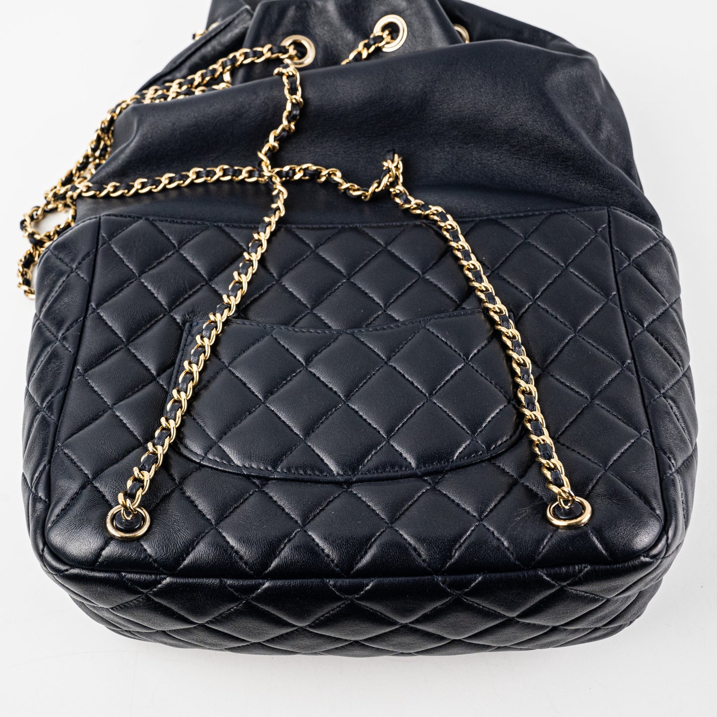 Chanel Seasonal Navy Lambskin Backpack