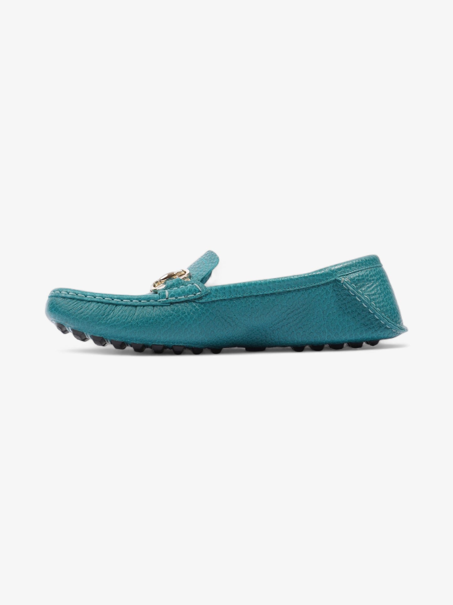 Gucci Horsebit Slip On Loafers Turquoise Blue  Leather EU 39 UK 6