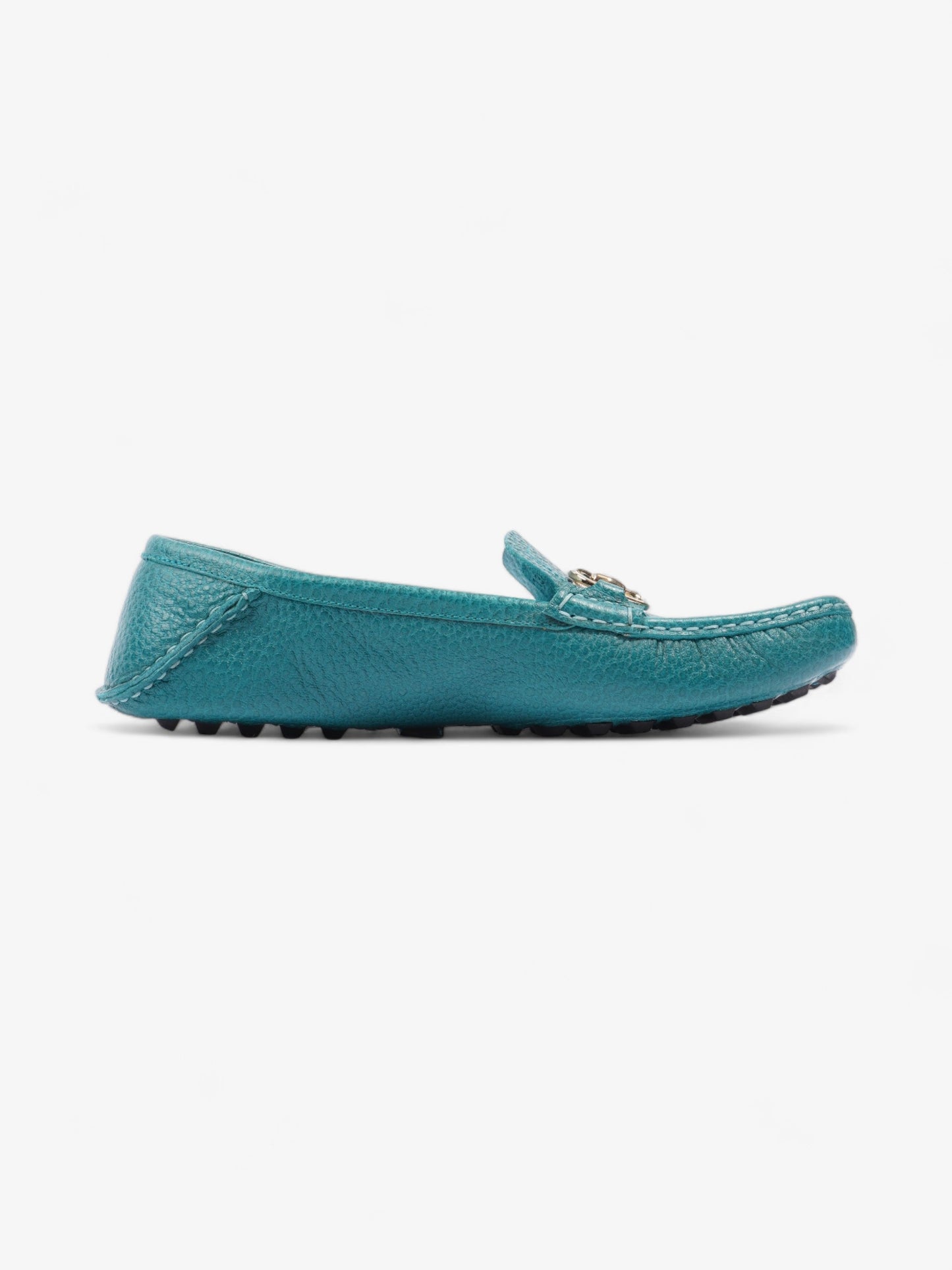 Gucci Horsebit Slip On Loafers Turquoise Blue  Leather EU 39 UK 6
