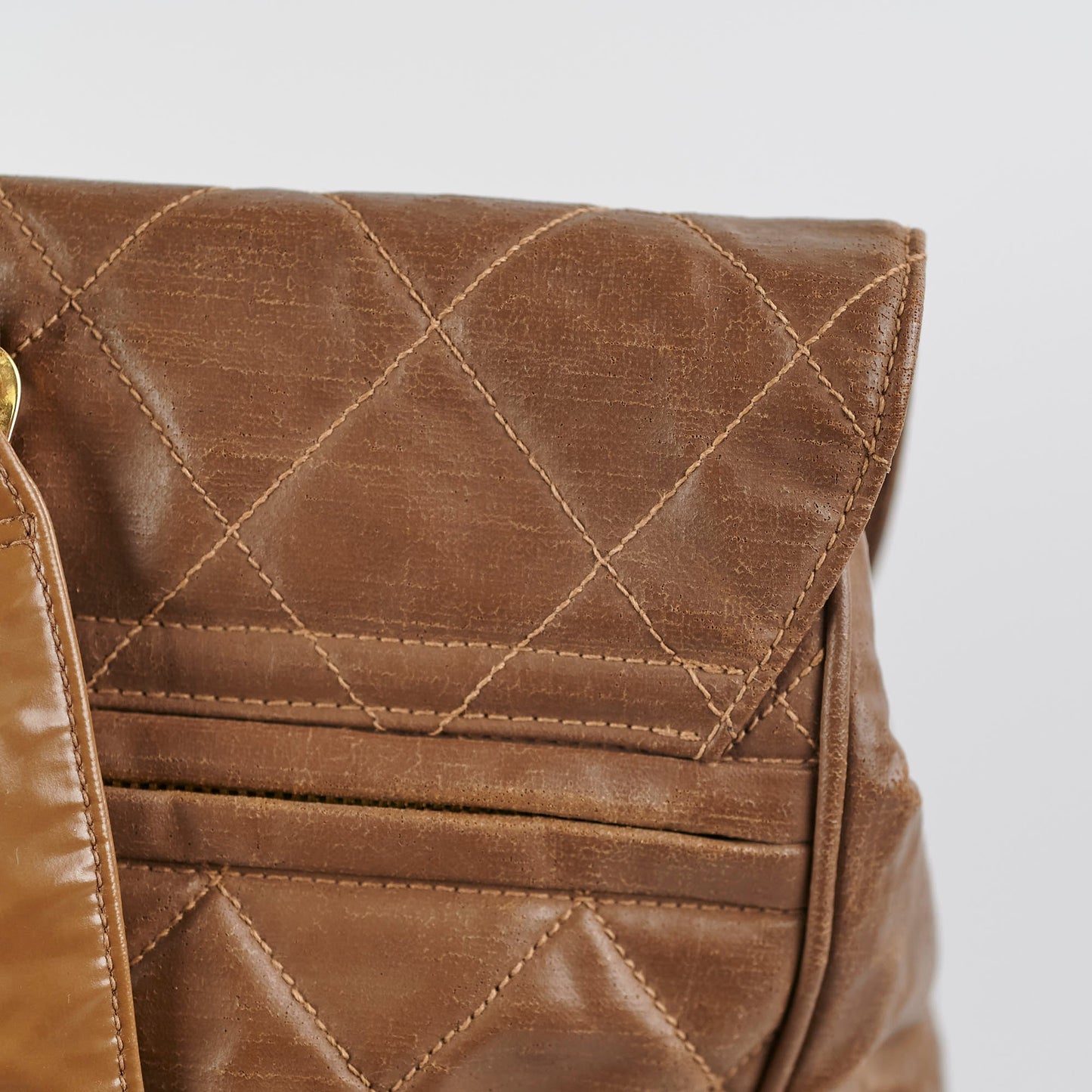 Chanel Vintage Backpack Brown - Series 3