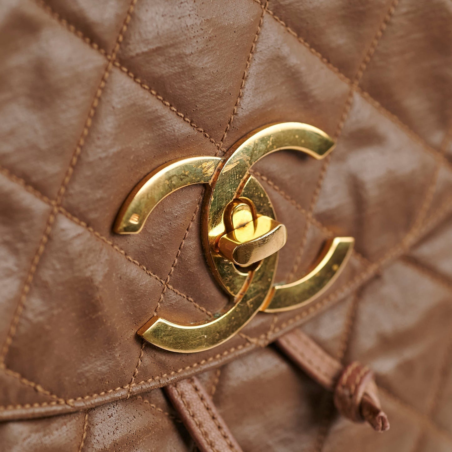 Chanel Vintage Backpack Brown - Series 3