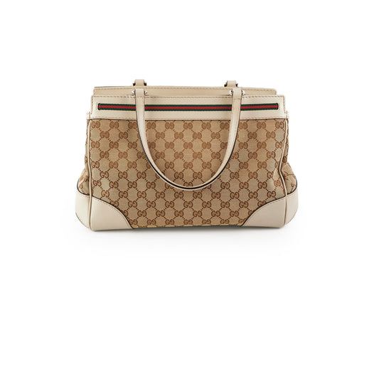 Gucci Monogram Vintage Shoulder Tote