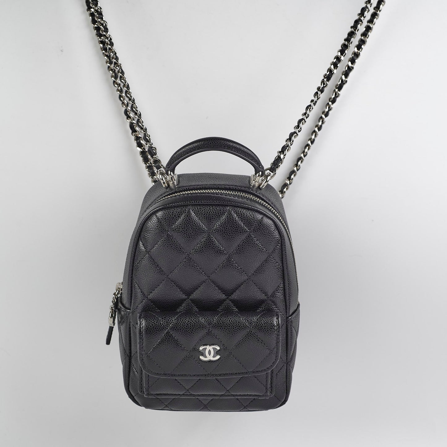 Chanel Mini Backpack Caviar Black